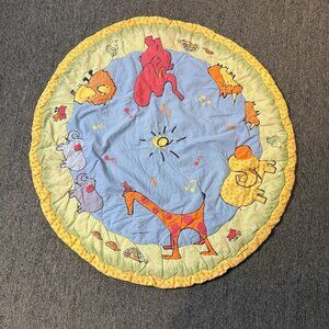 Vintage Y2K Carters John Lennon Musical Parade Round Baby Playmat Activity Mat